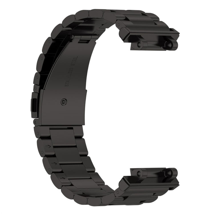 Rigtigt holdbart Amazfit T-Rex 2 Metal Urrem - Sort#serie_1