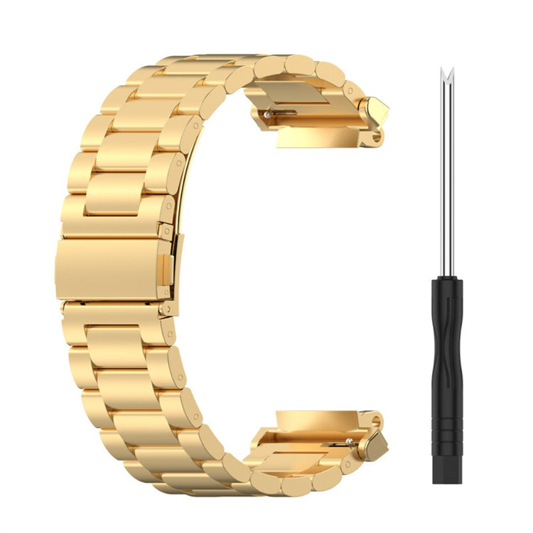 Rigtigt holdbart Amazfit T-Rex 2 Metal Urrem - Guld#serie_2
