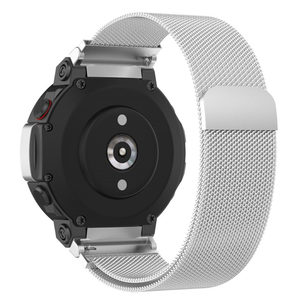Rigtigt cool Amazfit T-Rex 2 Metal Rem - Sølv#serie_017