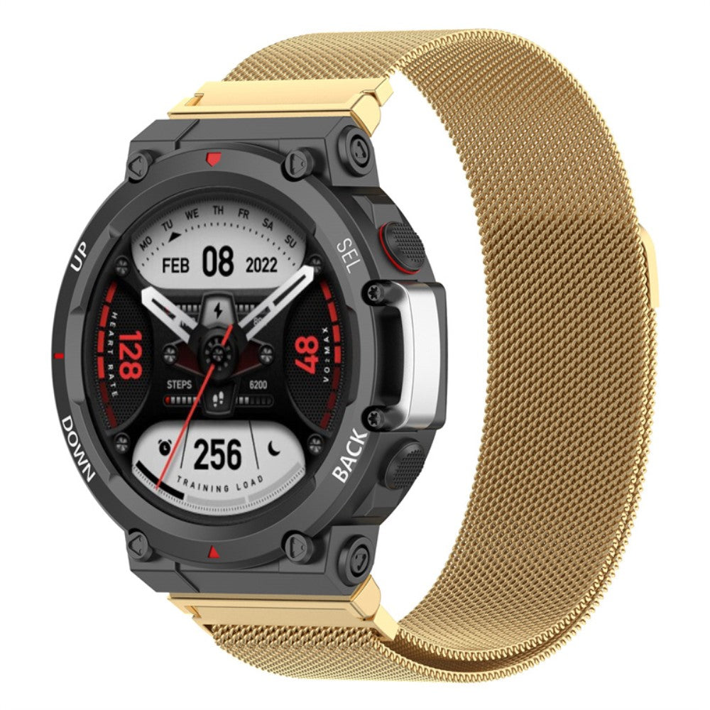 Super flot Amazfit T-Rex 2 Metal Urrem - Guld#serie_1