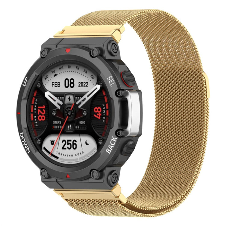 Super flot Amazfit T-Rex 2 Metal Urrem - Guld#serie_1