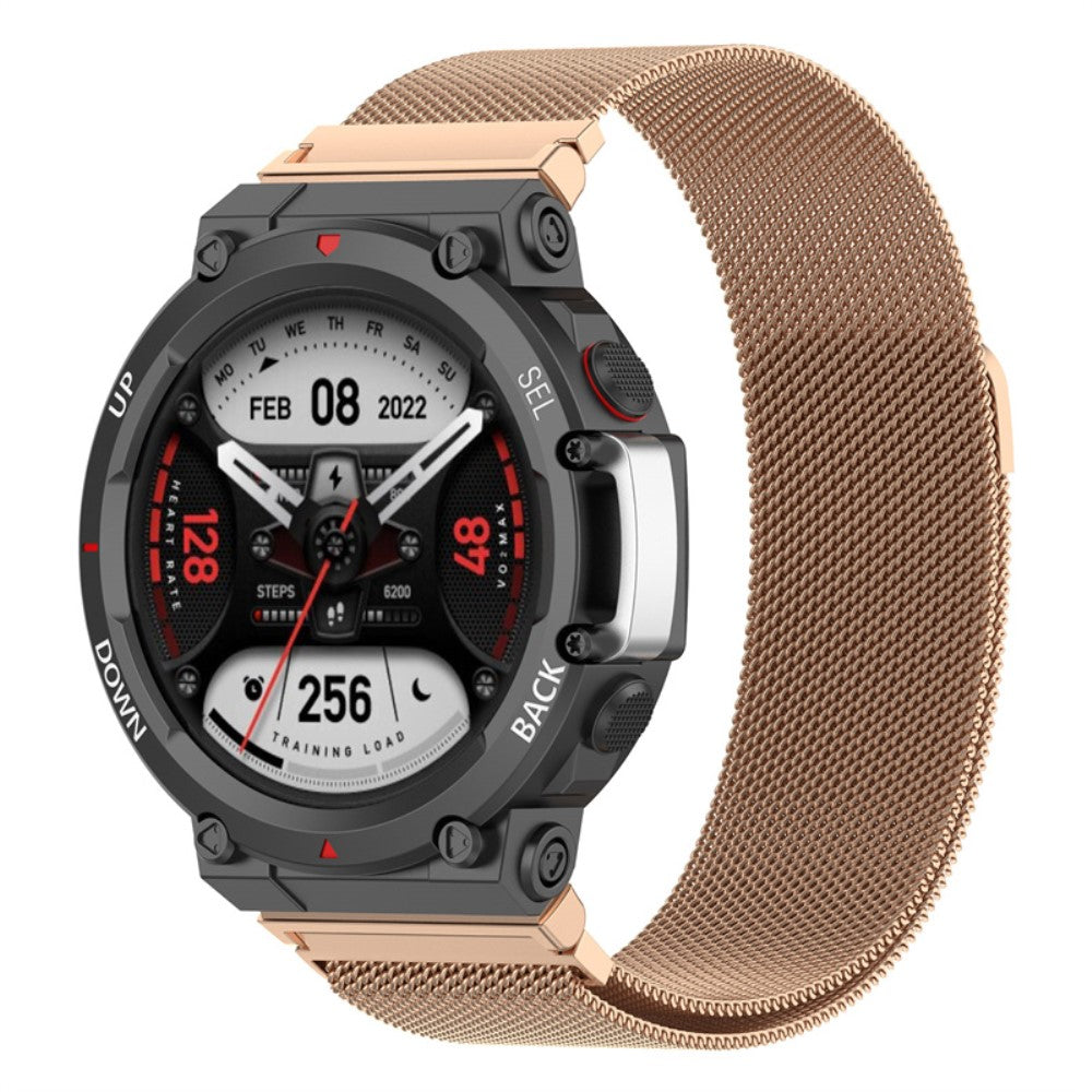 Super flot Amazfit T-Rex 2 Metal Urrem - Guld#serie_3