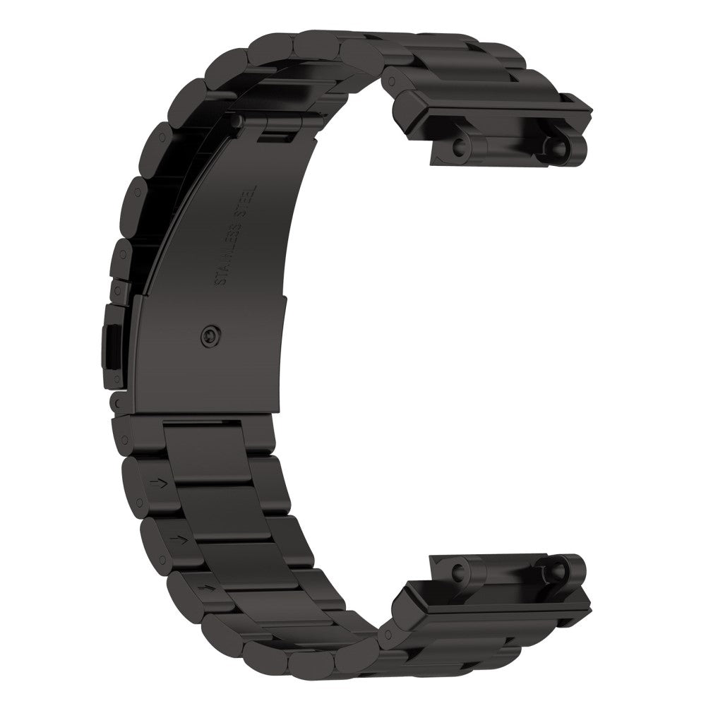Smuk Amazfit T-Rex 2 Metal Urrem - Sort#serie_2