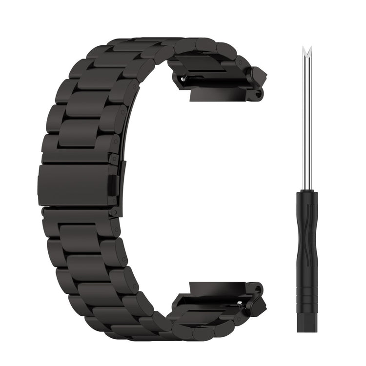 Smuk Amazfit T-Rex 2 Metal Urrem - Sort#serie_2