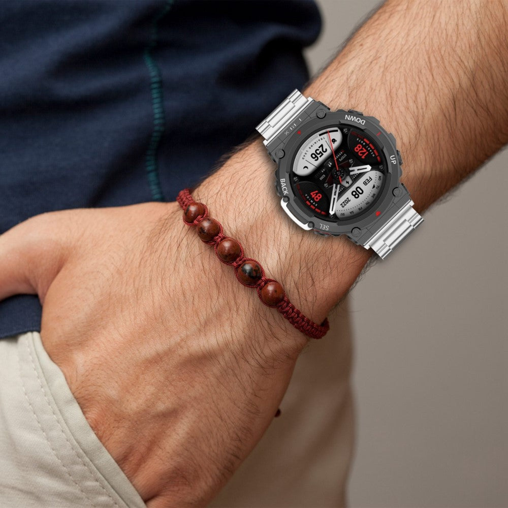 Smuk Amazfit T-Rex 2 Metal Urrem - Guld#serie_3