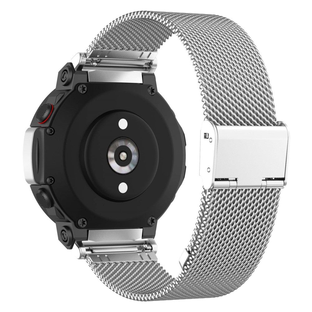 Mega komfortabel Amazfit T-Rex 2 Metal Urrem - Sølv#serie_1