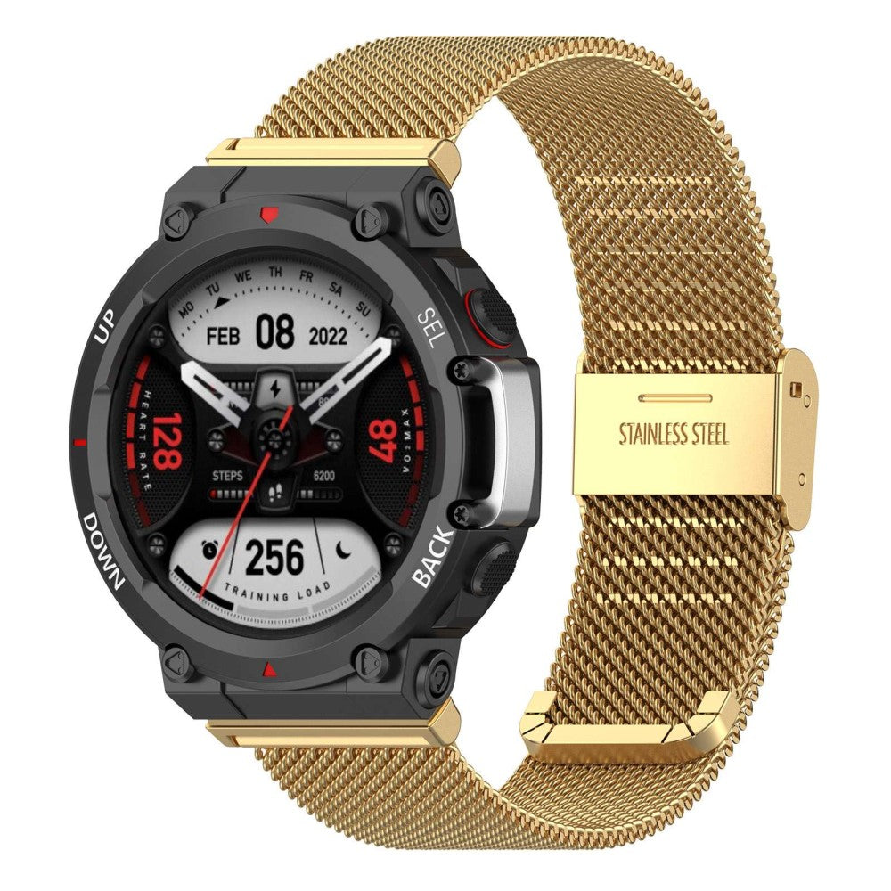 Mega komfortabel Amazfit T-Rex 2 Metal Urrem - Guld#serie_2