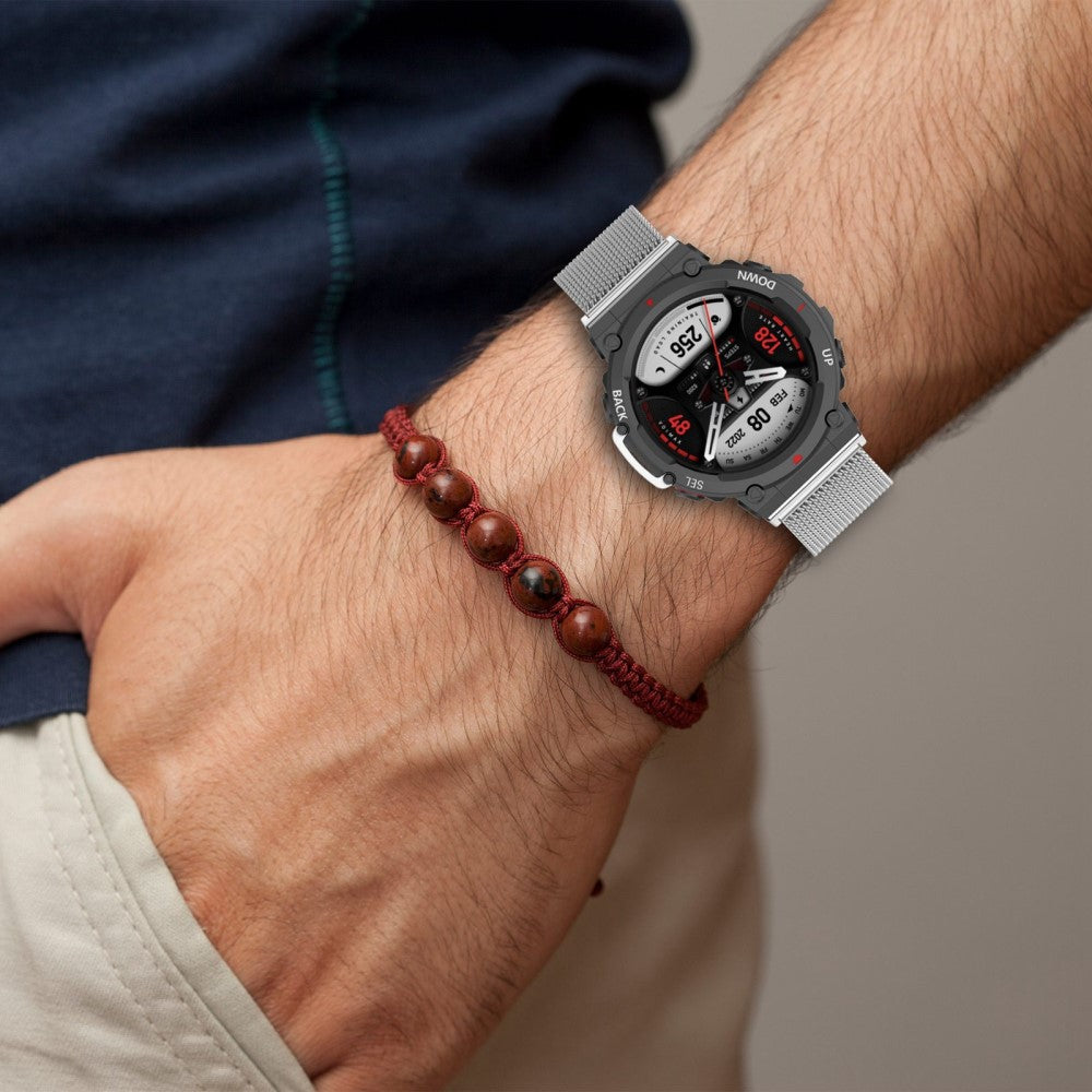 Mega komfortabel Amazfit T-Rex 2 Metal Urrem - Guld#serie_4