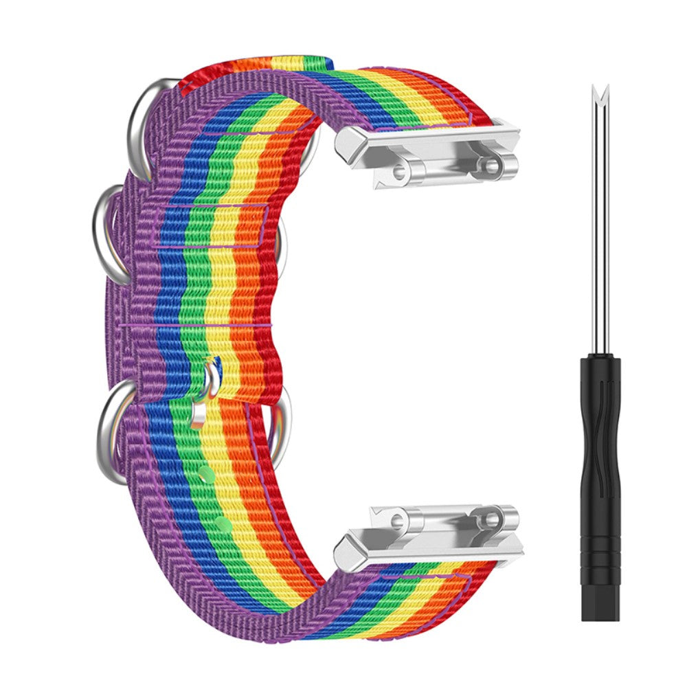 Vildt nydelig Amazfit T-Rex 2 Nylon Rem - Flerfarvet#serie_1
