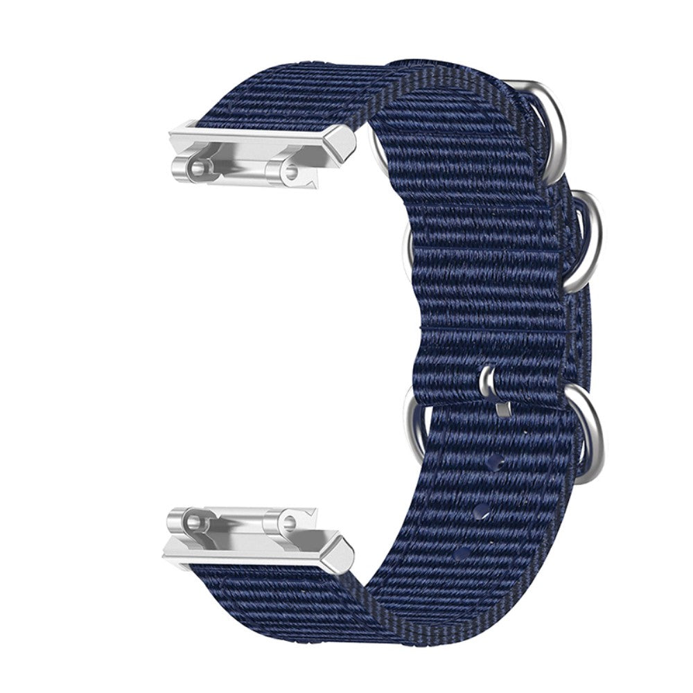 Vildt slidstærk Amazfit T-Rex 2 Stof Urrem - Blå#serie_10