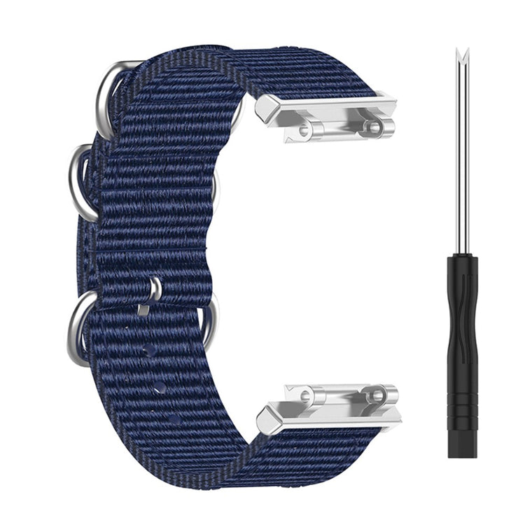 Vildt nydelig Amazfit T-Rex 2 Nylon Rem - Blå#serie_10