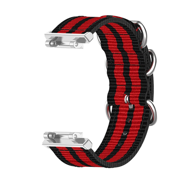 Vildt slidstærk Amazfit T-Rex 2 Stof Urrem - Rød#serie_2
