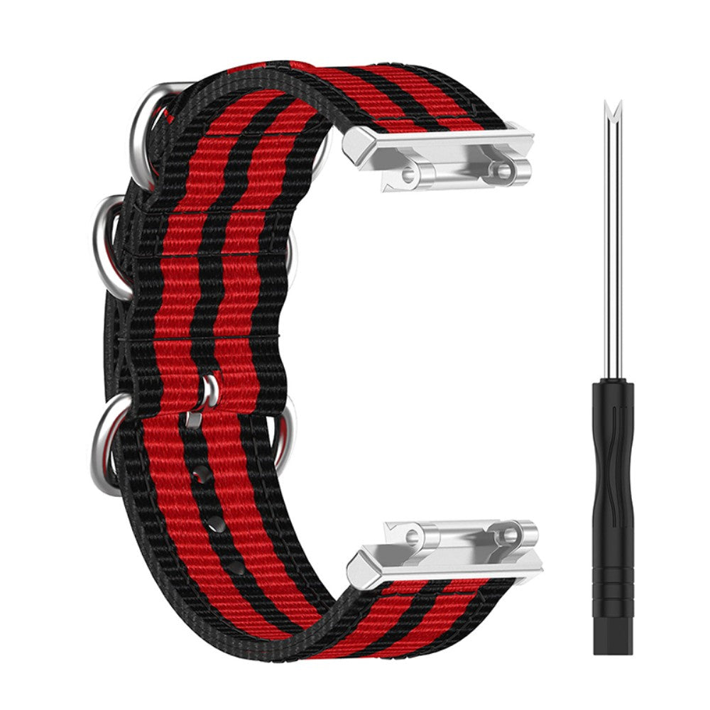 Vildt nydelig Amazfit T-Rex 2 Nylon Rem - Rød#serie_2