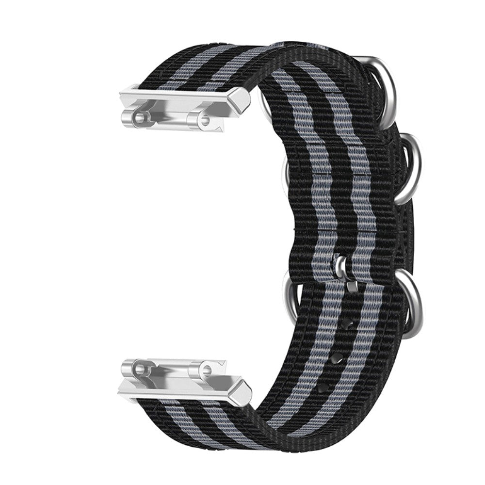 Vildt slidstærk Amazfit T-Rex 2 Stof Urrem - Sølv#serie_3