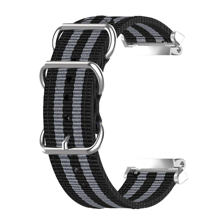 Vildt slidstærk Amazfit T-Rex 2 Stof Urrem - Sølv#serie_3