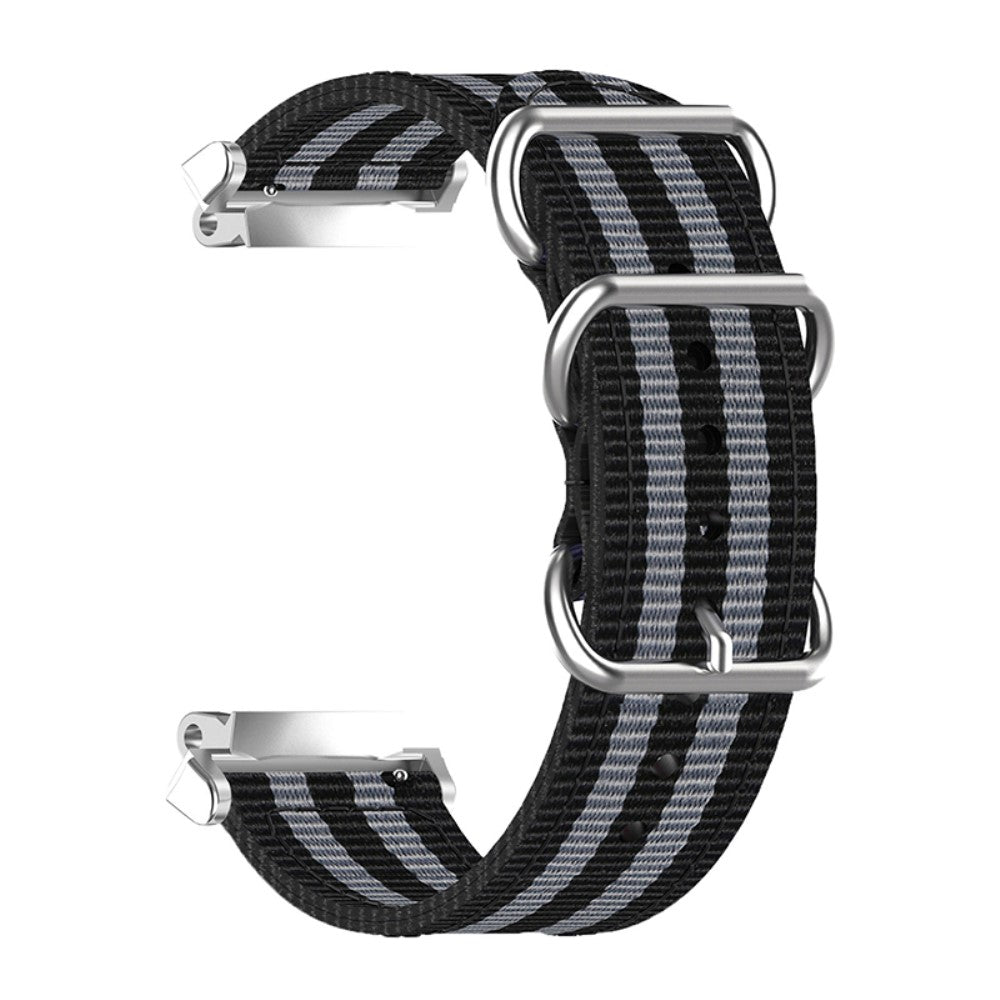 Vildt slidstærk Amazfit T-Rex 2 Stof Urrem - Sølv#serie_3