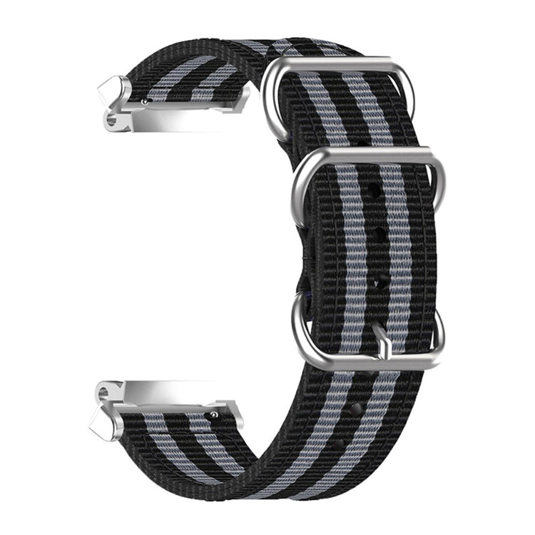 Vildt slidstærk Amazfit T-Rex 2 Stof Urrem - Sølv#serie_3