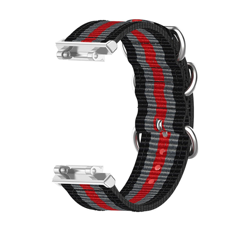 Vildt slidstærk Amazfit T-Rex 2 Stof Urrem - Rød#serie_4