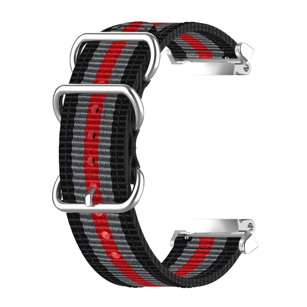 Vildt slidstærk Amazfit T-Rex 2 Stof Urrem - Rød#serie_4