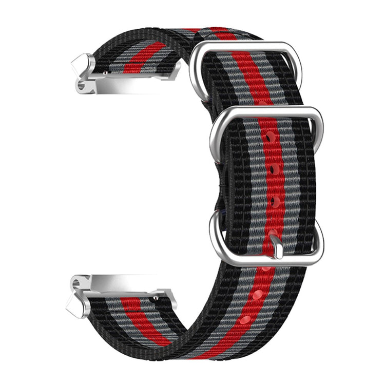 Vildt slidstærk Amazfit T-Rex 2 Stof Urrem - Rød#serie_4