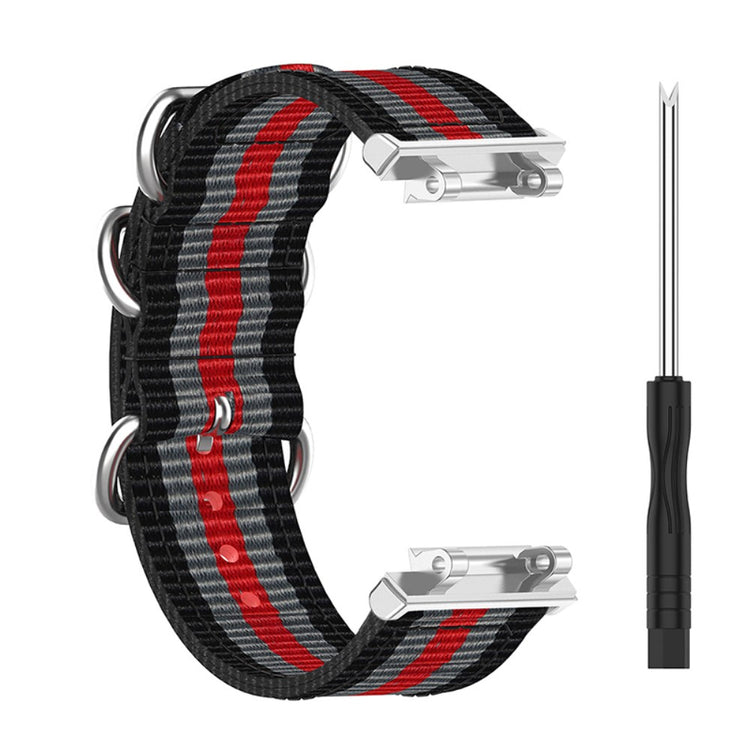 Vildt nydelig Amazfit T-Rex 2 Nylon Rem - Rød#serie_4