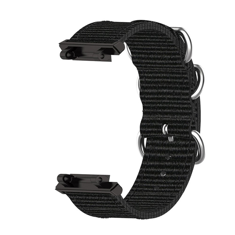 Vildt slidstærk Amazfit T-Rex 2 Stof Urrem - Sort#serie_5