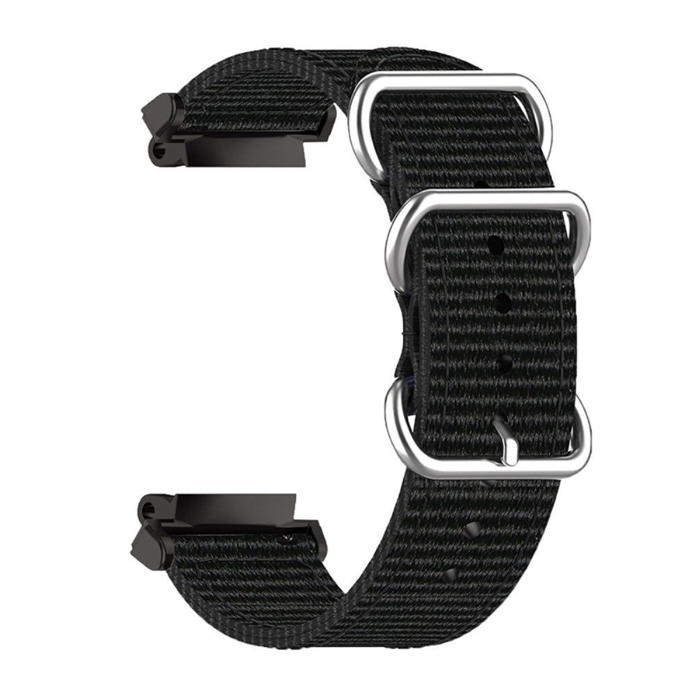 Vildt slidstærk Amazfit T-Rex 2 Stof Urrem - Sort#serie_5