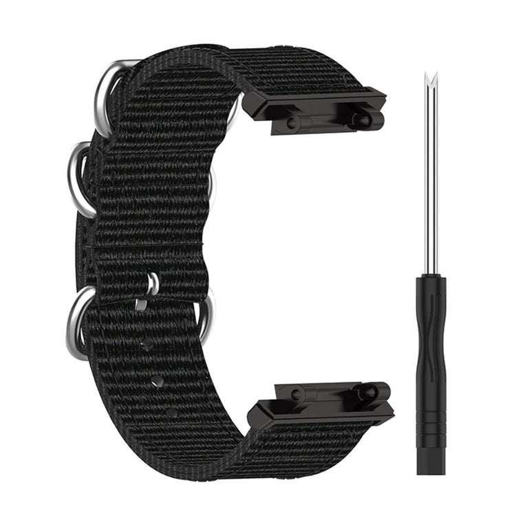 Vildt nydelig Amazfit T-Rex 2 Nylon Rem - Sort#serie_5