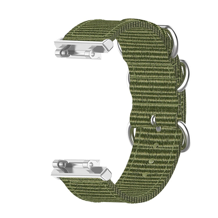 Vildt slidstærk Amazfit T-Rex 2 Stof Urrem - Grøn#serie_6