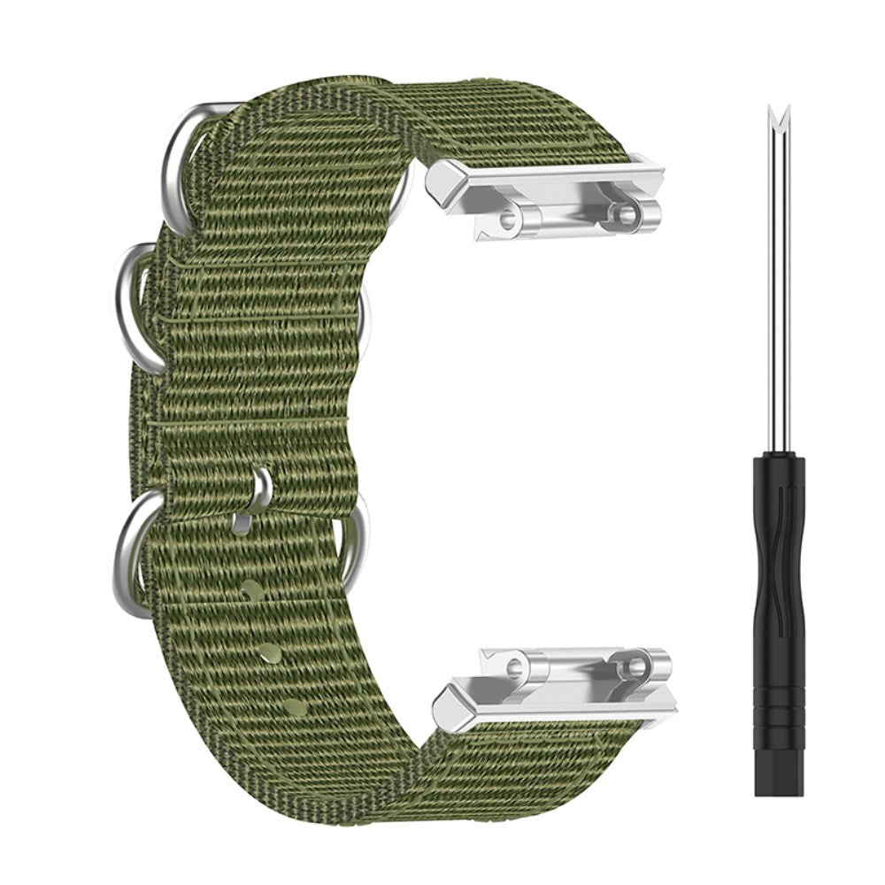 Vildt nydelig Amazfit T-Rex 2 Nylon Rem - Grøn#serie_6