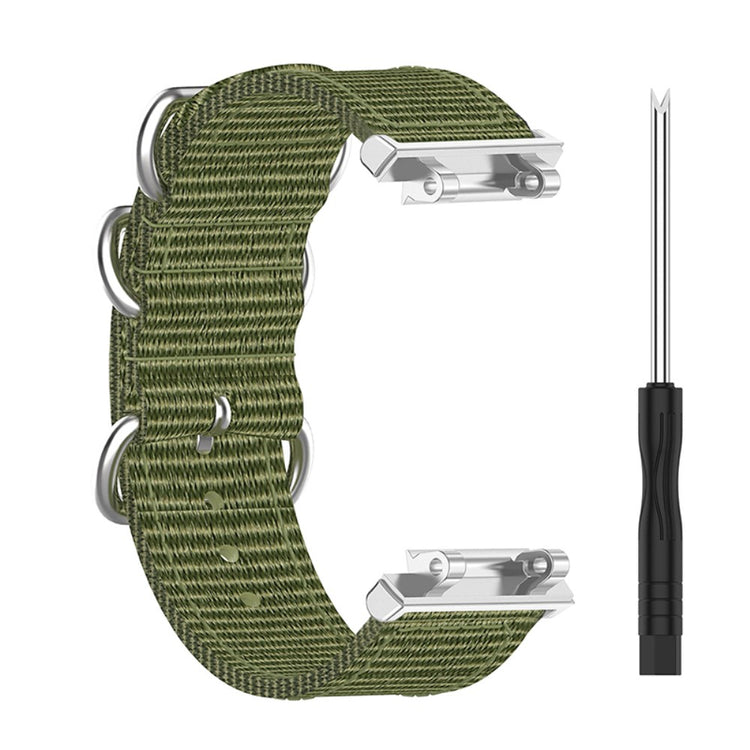 Vildt nydelig Amazfit T-Rex 2 Nylon Rem - Grøn#serie_6