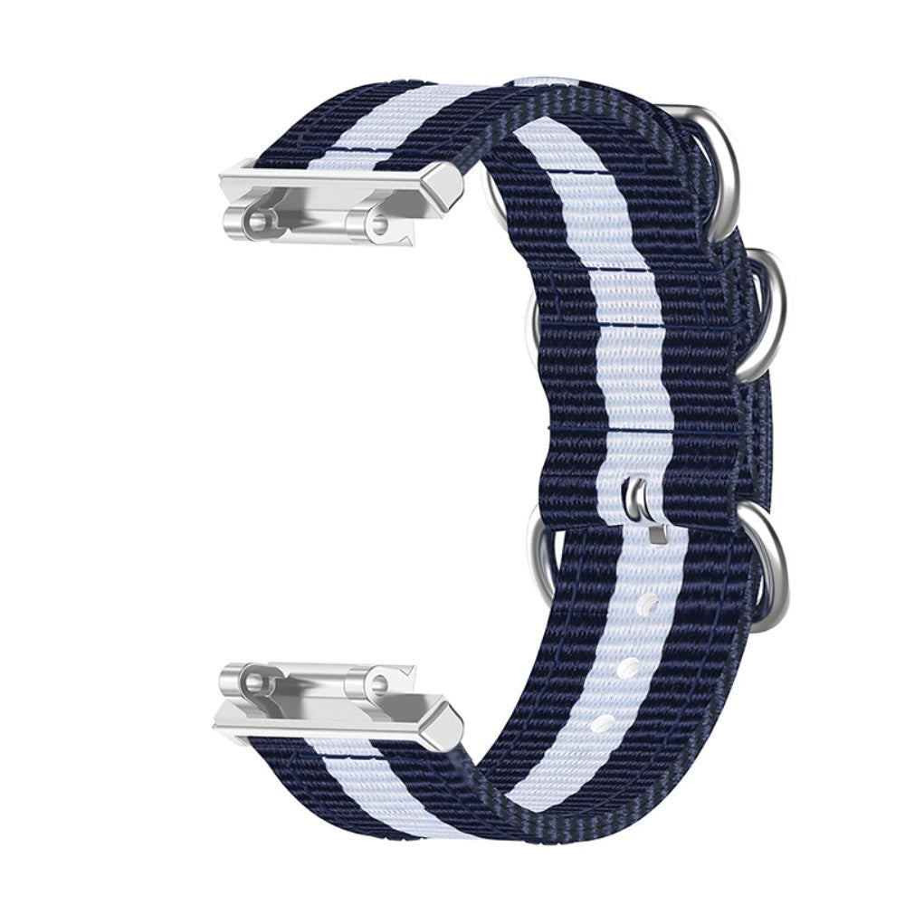 Vildt slidstærk Amazfit T-Rex 2 Stof Urrem - Blå#serie_8