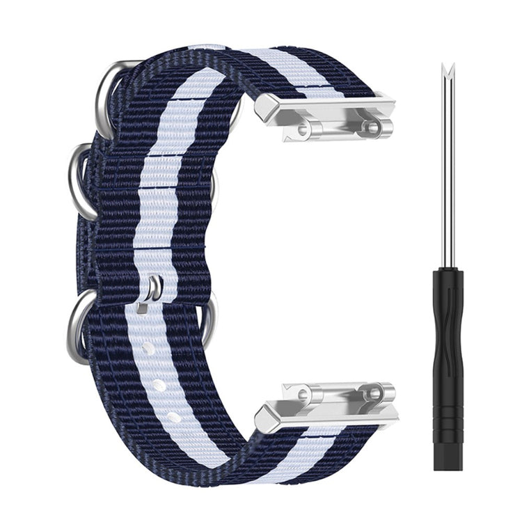 Vildt nydelig Amazfit T-Rex 2 Nylon Rem - Blå#serie_8
