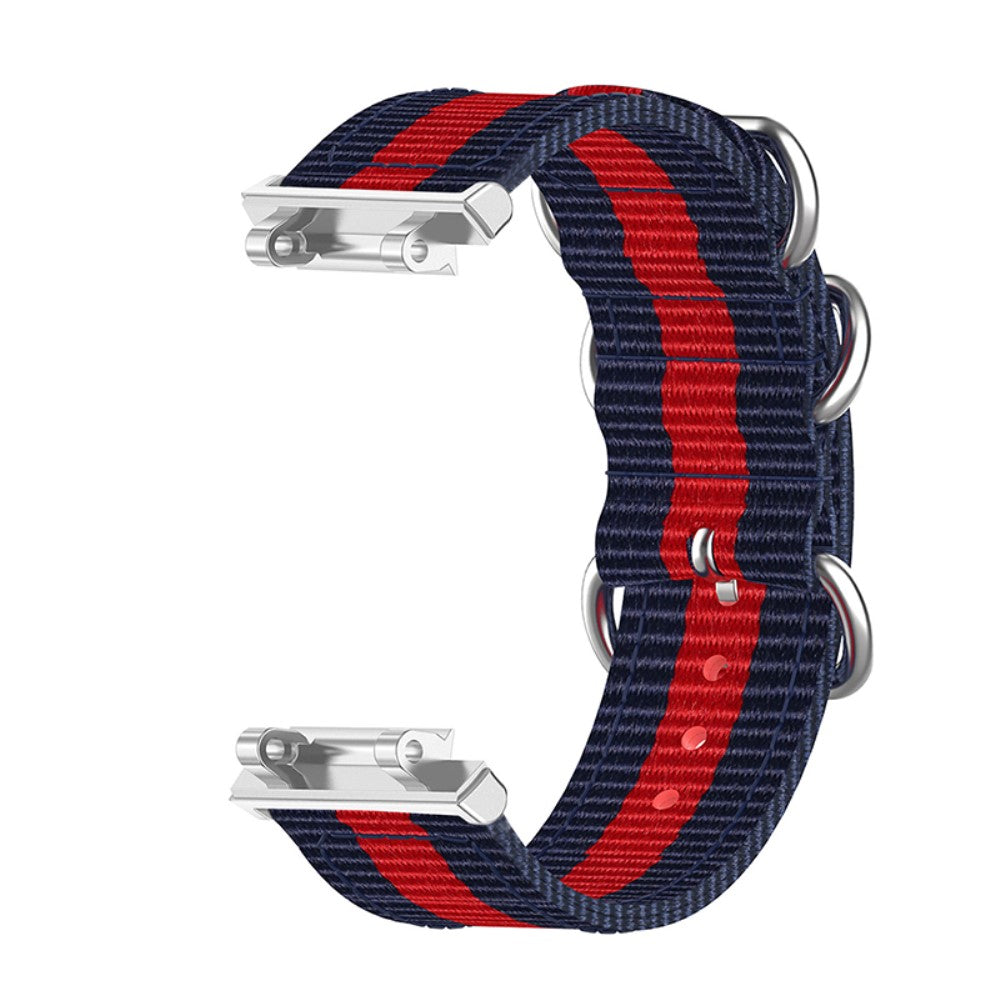 Vildt slidstærk Amazfit T-Rex 2 Stof Urrem - Blå#serie_9