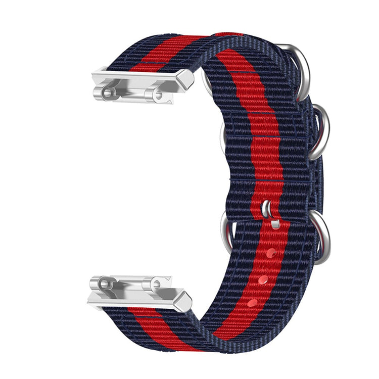 Vildt slidstærk Amazfit T-Rex 2 Stof Urrem - Blå#serie_9