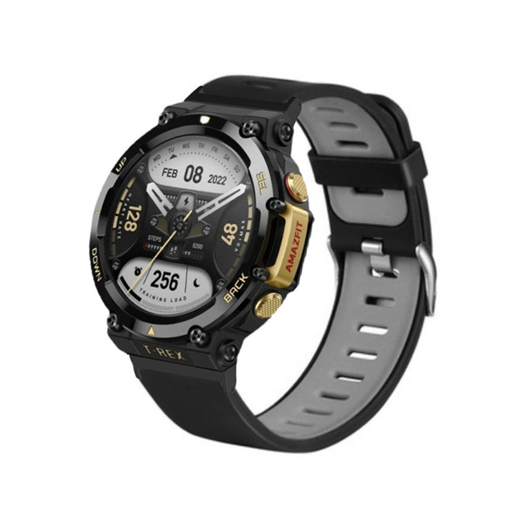 Skøn Amazfit T-Rex 2 Silikone Rem - Sort#serie_2