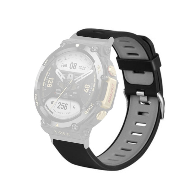Skøn Amazfit T-Rex 2 Silikone Rem - Sort#serie_2