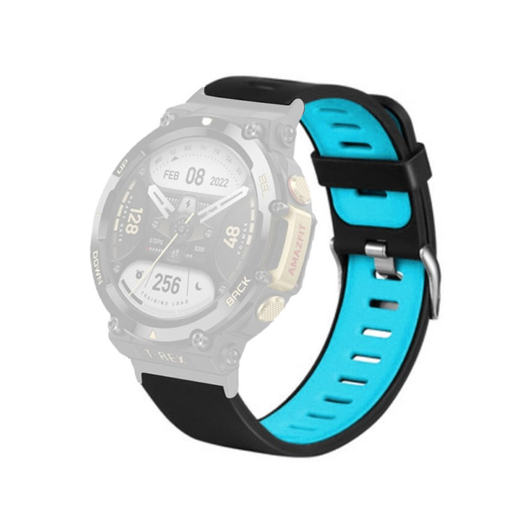 Skøn Amazfit T-Rex 2 Silikone Rem - Blå#serie_3