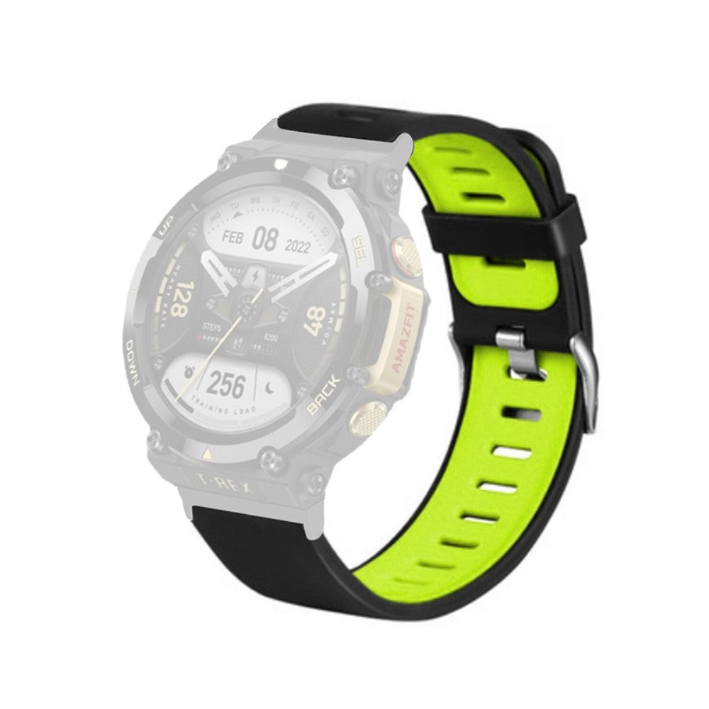 Skøn Amazfit T-Rex 2 Silikone Rem - Grøn#serie_4