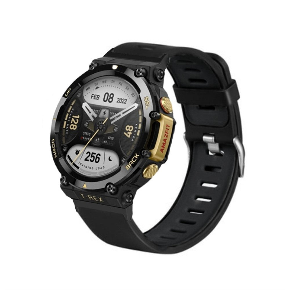 Skøn Amazfit T-Rex 2 Silikone Rem - Sort#serie_5