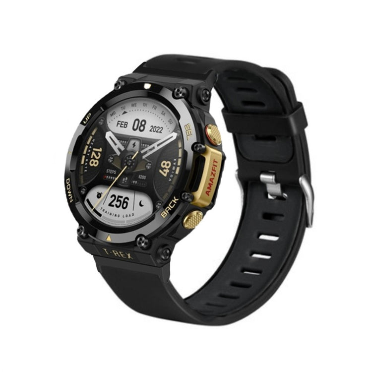 Skøn Amazfit T-Rex 2 Silikone Rem - Sort#serie_5