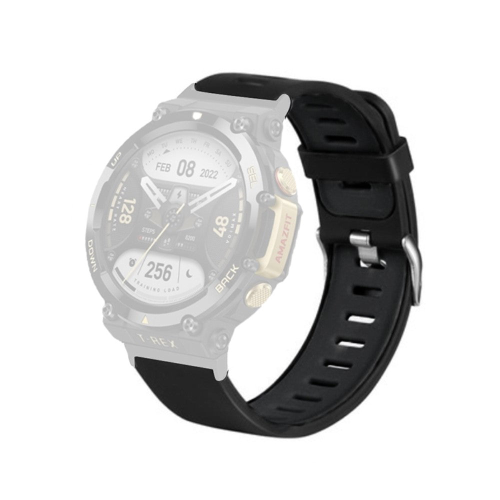 Skøn Amazfit T-Rex 2 Silikone Rem - Sort#serie_5