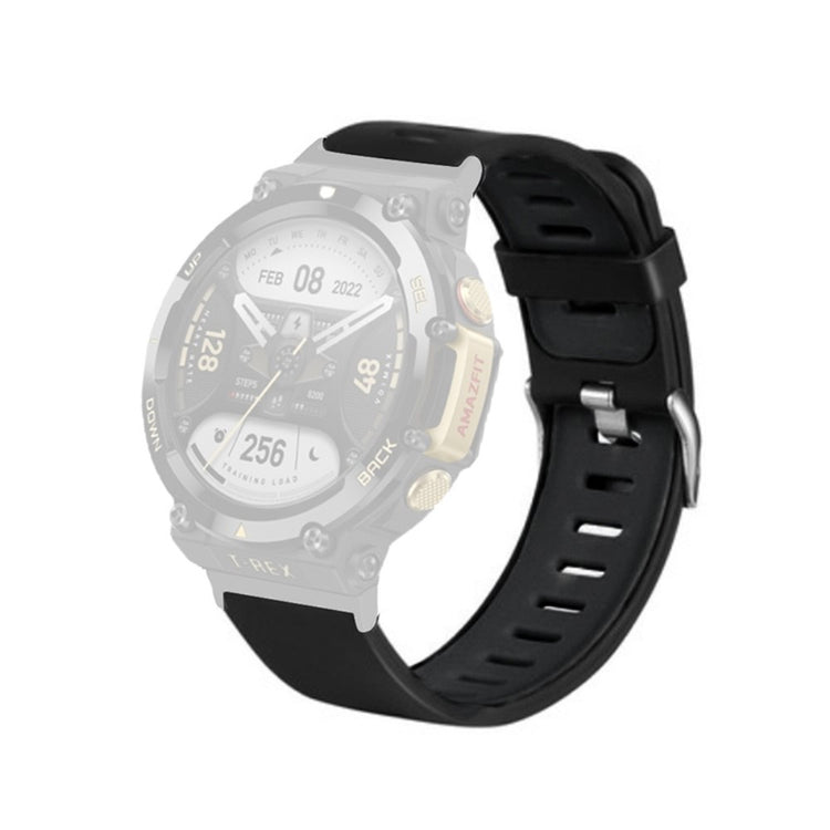 Skøn Amazfit T-Rex 2 Silikone Rem - Sort#serie_5