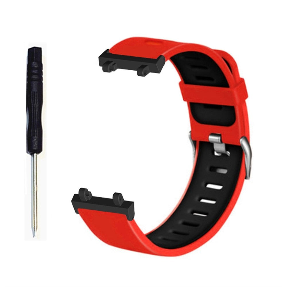 Skøn Amazfit T-Rex 2 Silikone Rem - Rød#serie_6