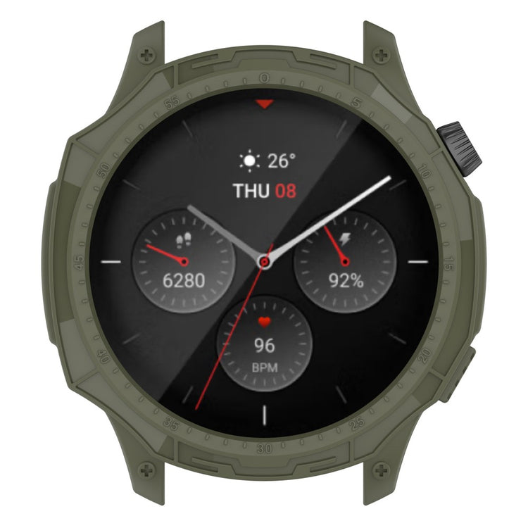 Amazfit GTR 4 Beskyttende Silikone Bumper  - Grøn#serie_3