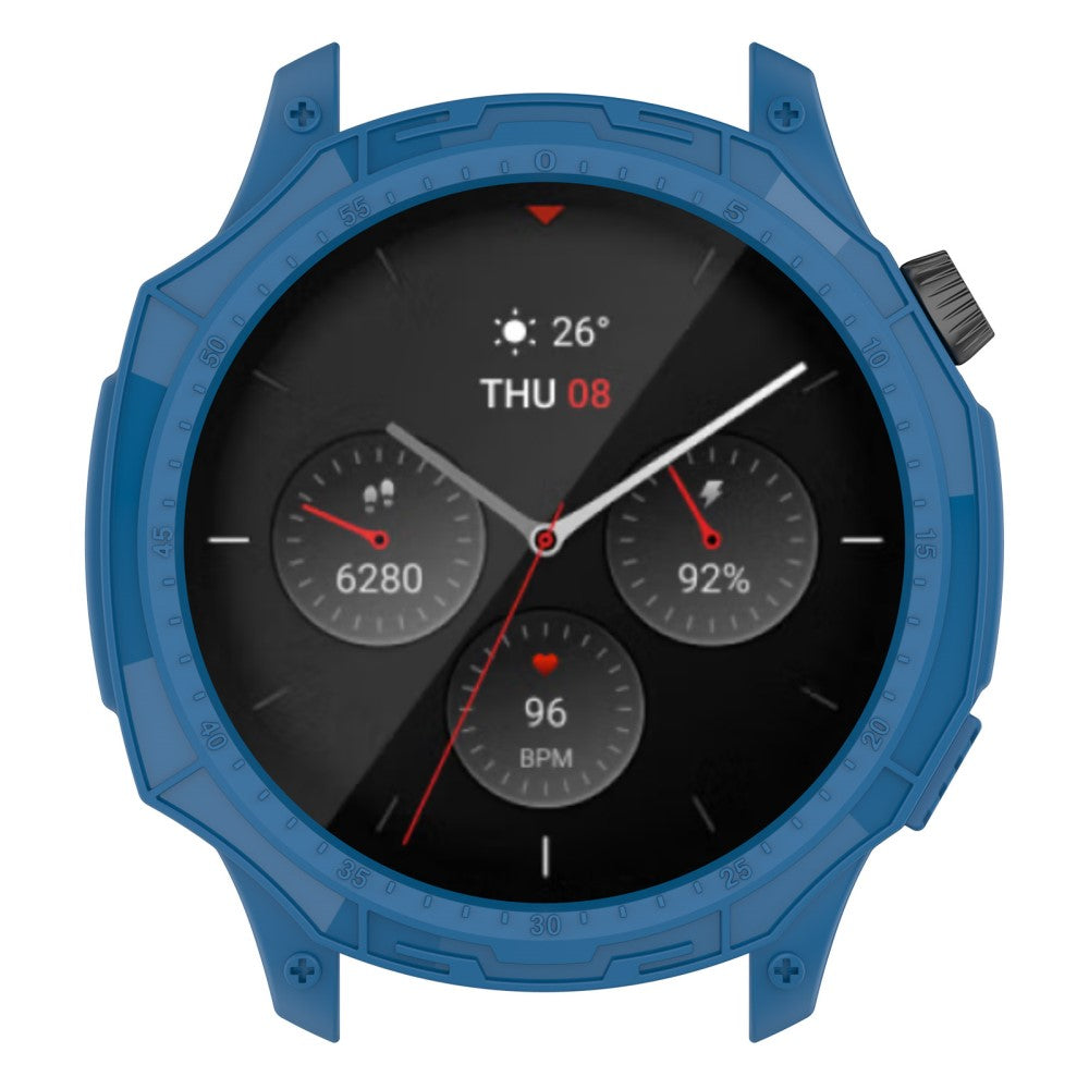 Amazfit GTR 4 Beskyttende Silikone Bumper  - Blå#serie_4