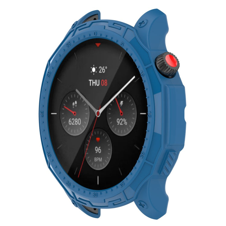Amazfit GTR 4 Beskyttende Silikone Bumper  - Blå#serie_4