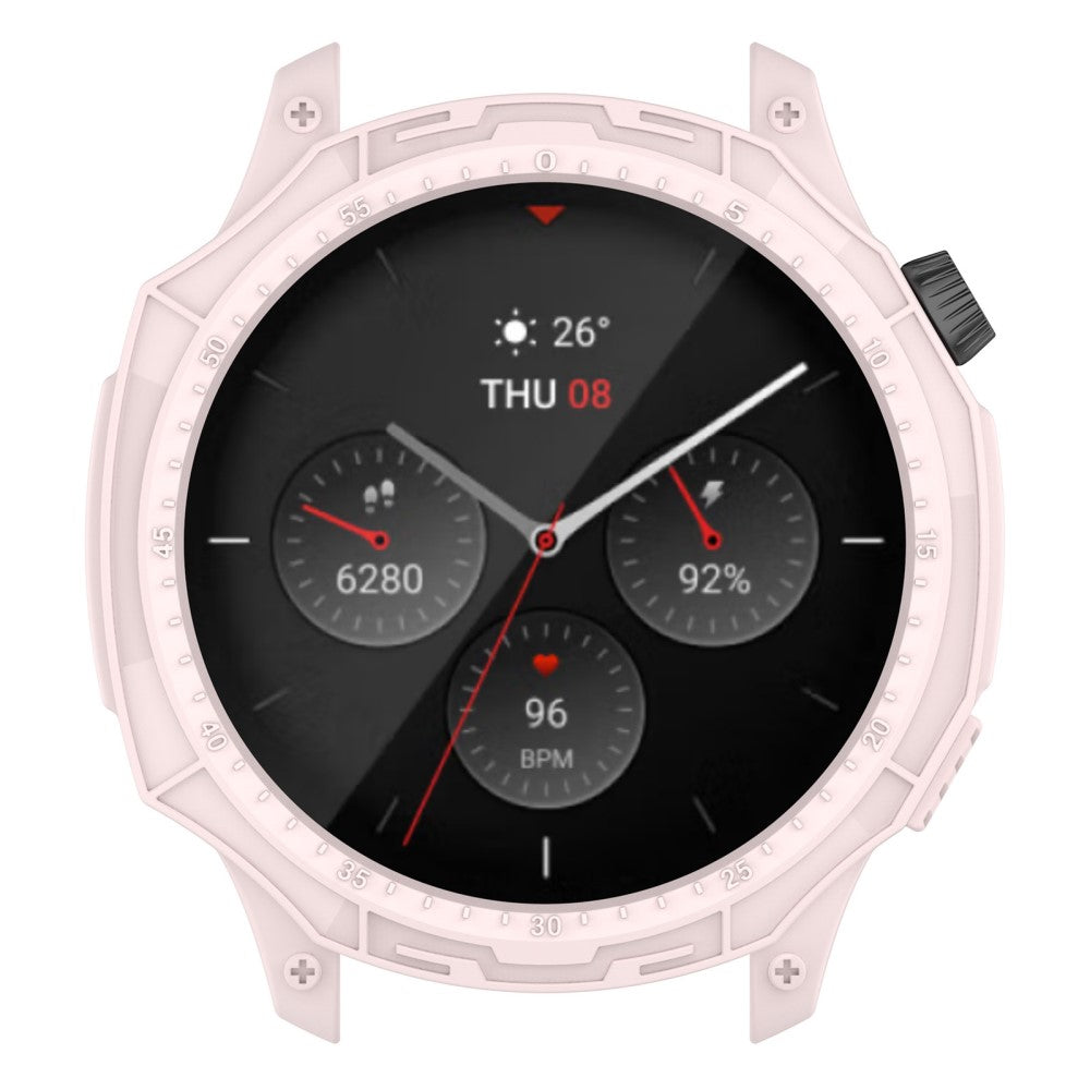 Amazfit GTR 4 Beskyttende Silikone Bumper  - Pink#serie_5