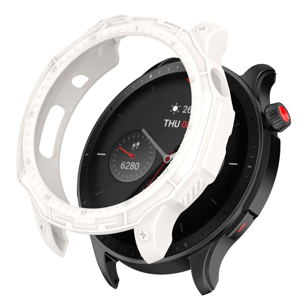 Amazfit GTR 4 Beskyttende Silikone Bumper  - Hvid#serie_6
