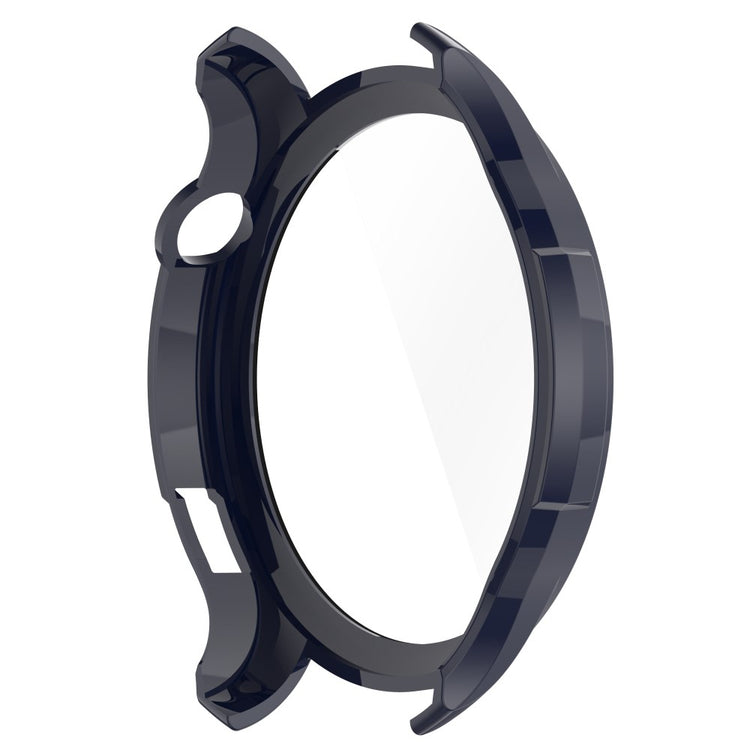Meget Godt Amazfit GTR 4 Cover med Skærmbeskytter i Plastik og Hærdet Glas - Blå#serie_4
